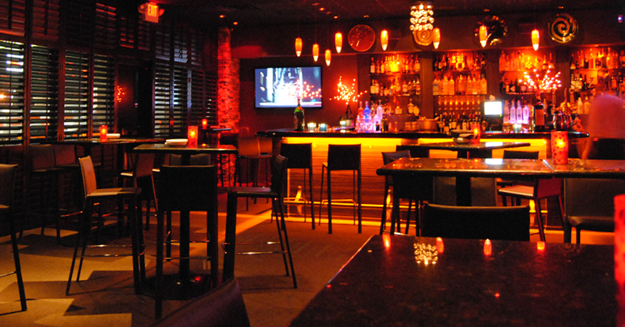 The bar at Nicola's Ristorante
